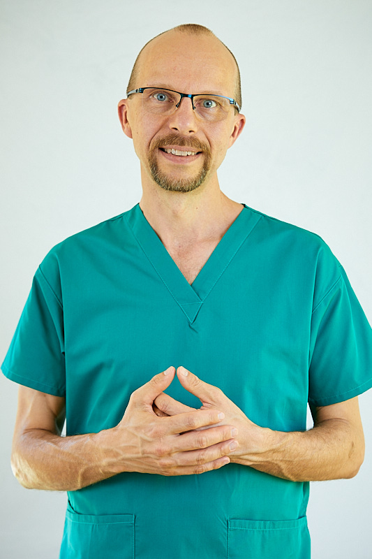 Scientist technician headshot