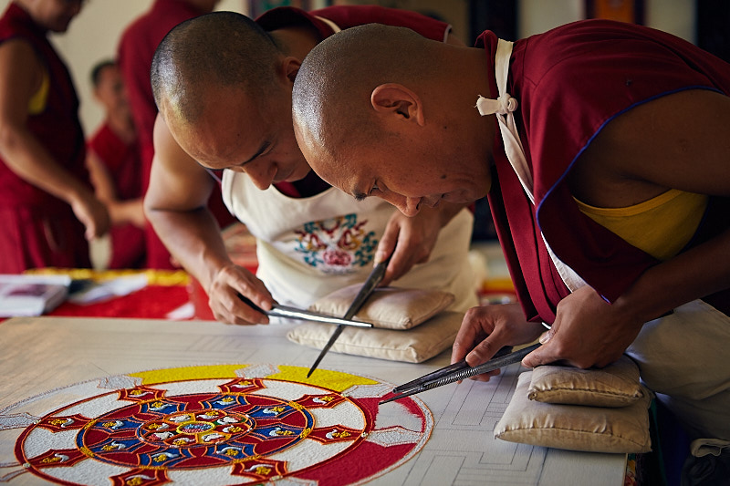 Tibetan monks